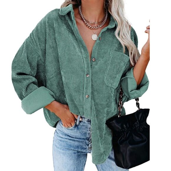Corduroy Button Down   - Picture 1 of 3